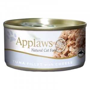 Applaws Cat Tuna Fillet with Cheese 6 x 70g